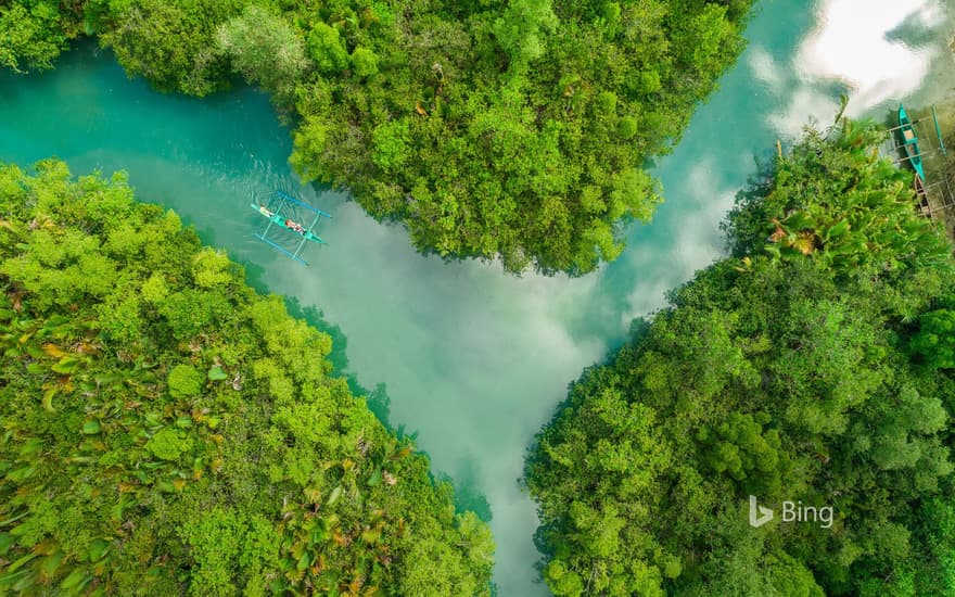 The Bojo River in Cebu, Philippines