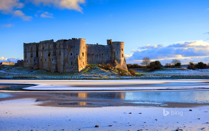 Carew Castle, Pembrokeshire, Wales