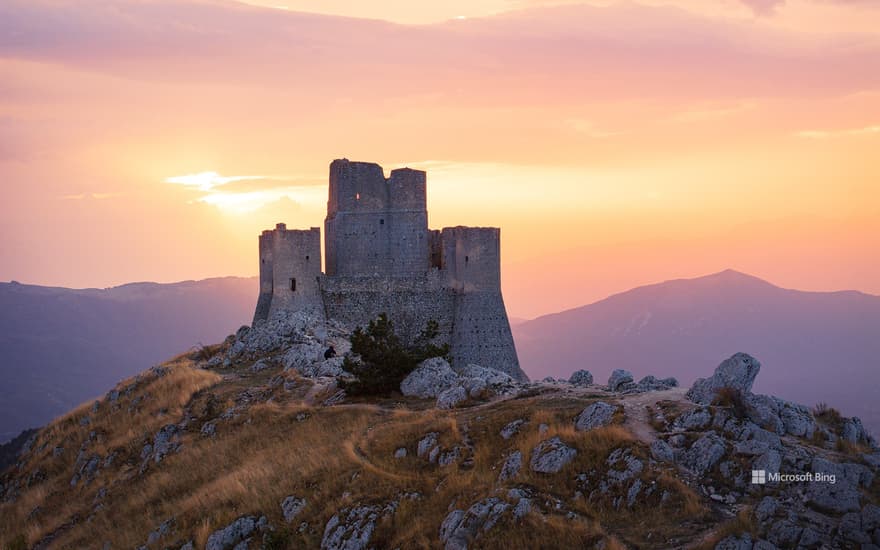 Castle of Rocca Calascio, Abruzzo, Italy