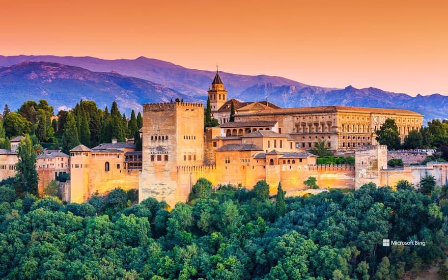 Alhambra in Granada, Spain