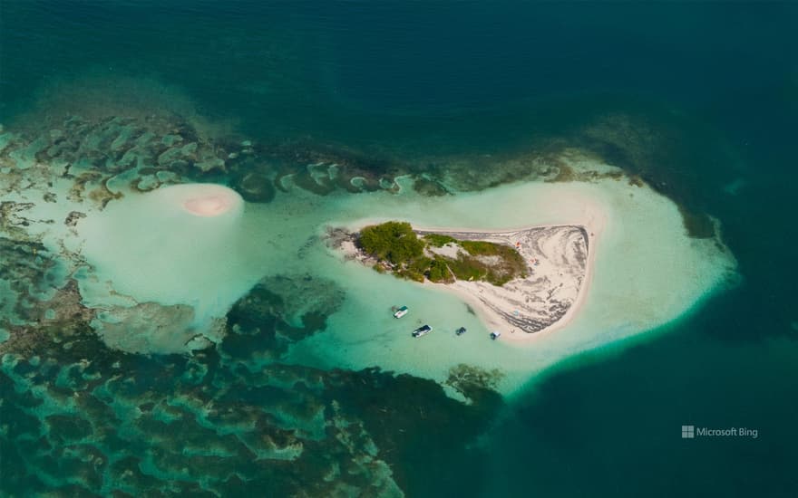 Guadeloupe, Grand Cul-de-Sac Marin, Ilets de Carénage, Ilet Blanc