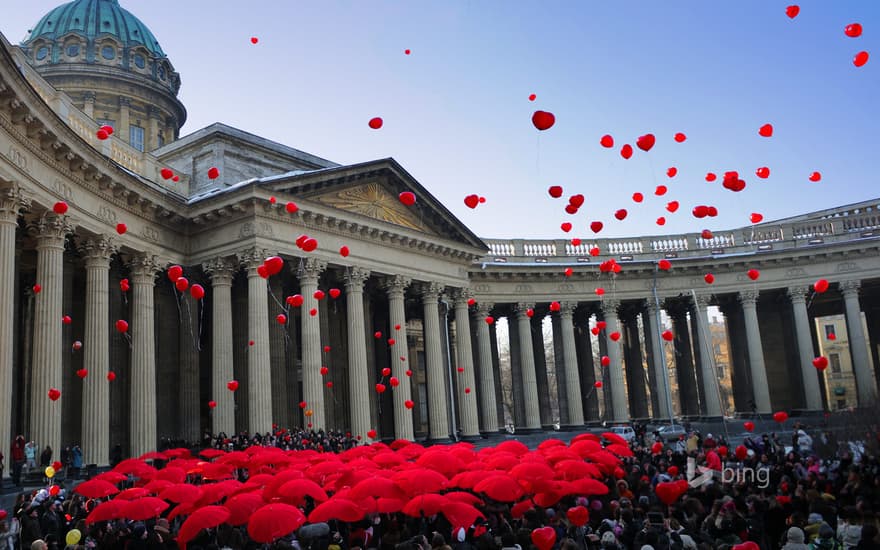 International Women’s Day celebration in Saint Petersburg, Russia