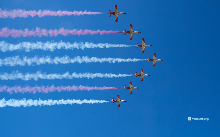 The National Aerobatic Flight Team, Madrid, Spain