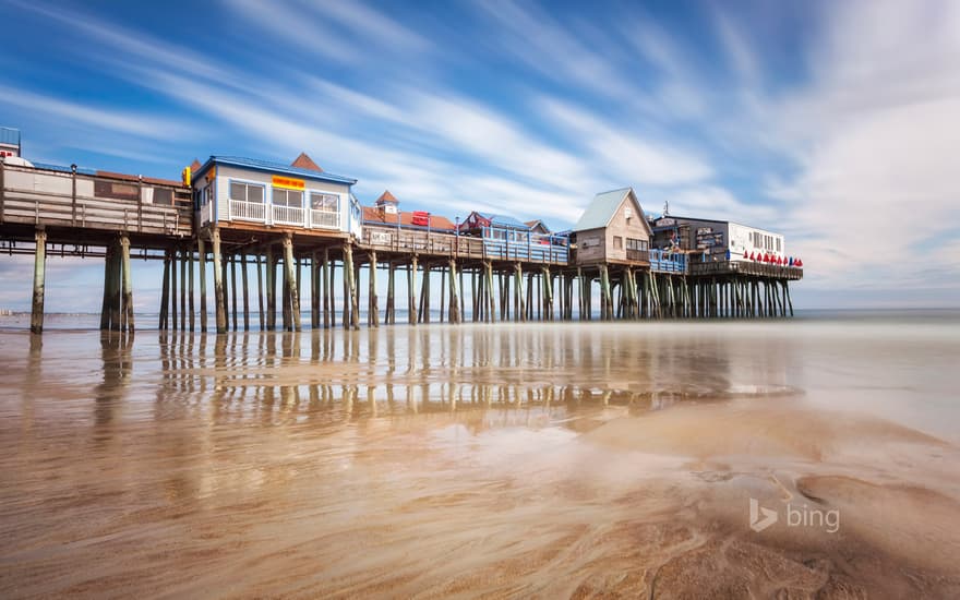 Pier at Old Orchard Beach, Maine