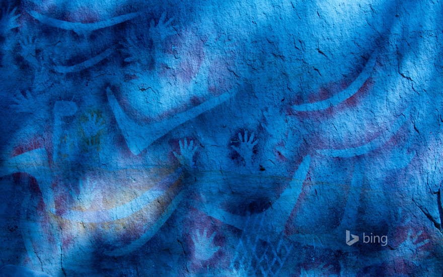 Aboriginal rock art in Carnarvon National Park, Queensland, Australia