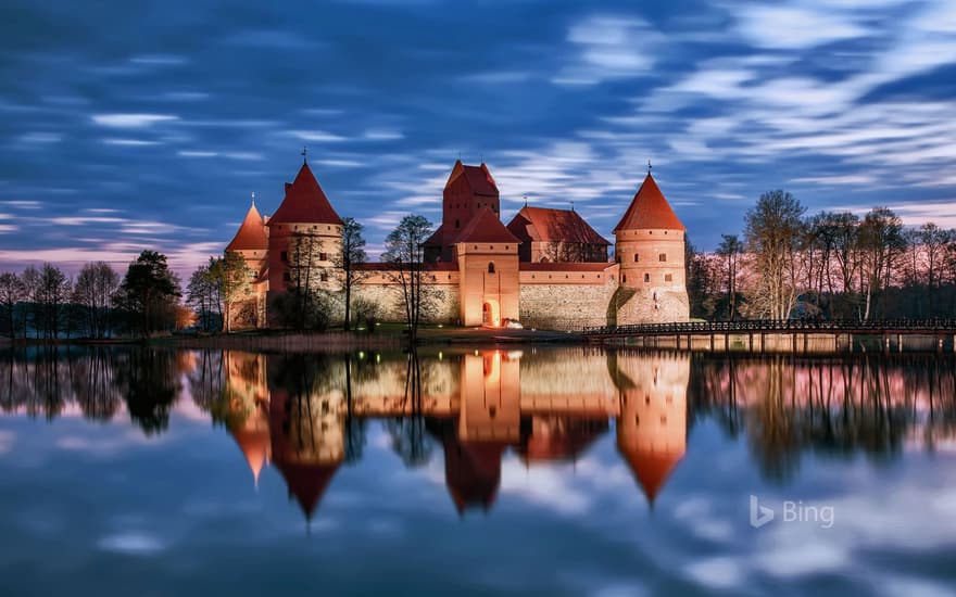 Trakai Island Castle in Trakai, Lithuania