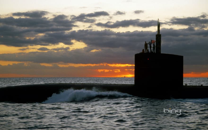 The USS San Francisco (SSN-711) at sea